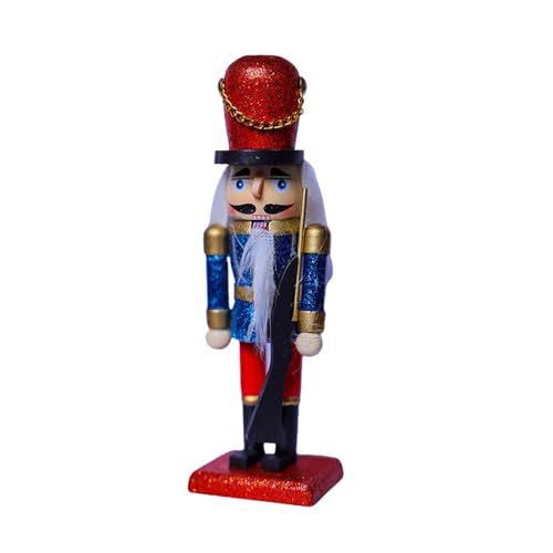 LfrXtra Holz Walnuss Cracker Puppet Soldier Weihnachtsdekoration Forxmas Neujahrsgeschenk von LfrXtra