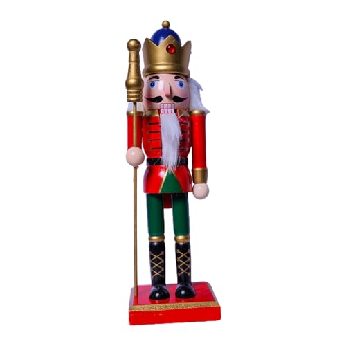 LfrXtra Holz Walnuss Cracker Puppet Soldier Weihnachtsdekoration Forxmas Neujahrsgeschenk von LfrXtra