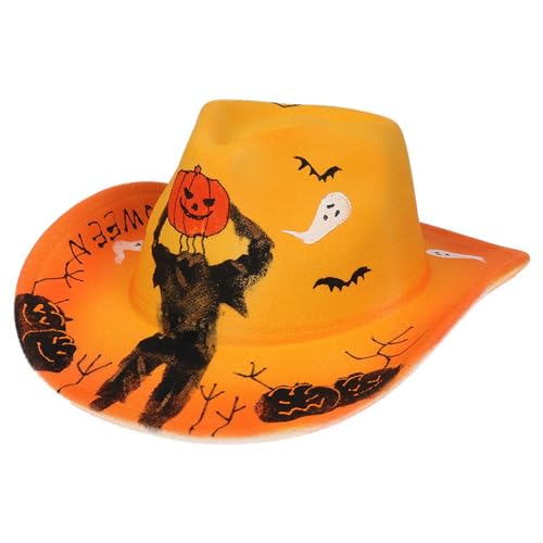 LfrXtra Hut, Halloween-Totenkopf-Hut und stilvolle Kopfbedeckung für Maskerade, modisches und auffälliges Accessoire von LfrXtra