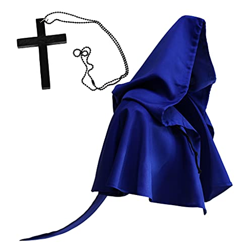 LfrXtra Hut, Hexenhut für Halskette, Set, Halloween, religiöser Umhang, Cosplay, Kostüme, Zubehör von LfrXtra