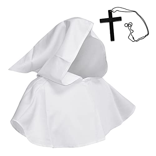 LfrXtra Hut, Hexenhut für Halskette, Set, Halloween, religiöser Umhang, Cosplay, Kostüme, Zubehör von LfrXtra