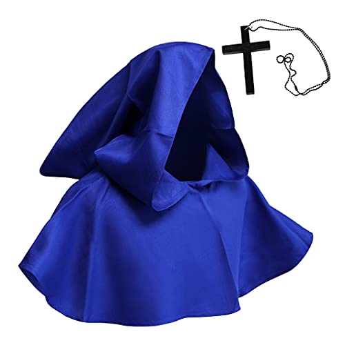 LfrXtra Hut, Hexenhut für Halskette, Set, Halloween, religiöser Umhang, Cosplay, Kostüme, Zubehör von LfrXtra