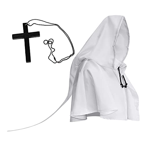 LfrXtra Hut, Hexenhut für Halskette, Set, Halloween, religiöser Umhang, Cosplay, Kostüme, Zubehör von LfrXtra