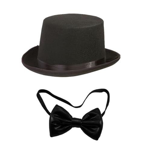 LfrXtra Hut, Zauberer-Kostüm-Zubehör mit Hut, Umhang, Zauberstab, Schleifen, Krawatte für Auftritte, Requisiten, Cosplay, Umhang, Hut, Verkleidungsrequisiten-Set LfrXtra Hut, Zauberer-Kostüm-Zubehör mit Hut, Umhang, Zauberstab, Schleifen, Krawatte für Auftritte, Requisiten, Cosplay, Umhang, Hut, Verkleidungsrequisiten-Set von LfrXtra