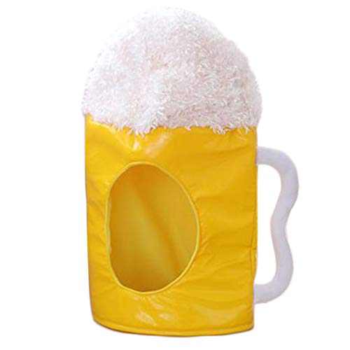 LfrXtra Hut, für kreative japanische lustige gelbe Bier-Plüschhut, Spielzeug, Cartoon, volle Kopfbedeckung, Cosplay-Kostüm, Kostüme, Foto-Requisiten, Zubehör LfrXtra Hut, für kreative japanische lustige gelbe Bier-Plüschhut, Spielzeug, Cartoon, volle Kopfbedeckung, Cosplay-Kostüm, Kostüme, Foto-Requisiten, Zubehör von LfrXtra