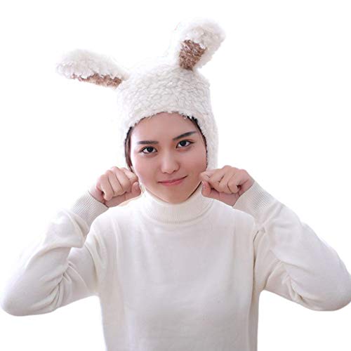 LfrXtra Hut, schöne Cartoon-Kunst-Fleece-Plüschmütze, dick, flauschig, warm, Tierhaube, Ohrenklappe, Cosplay, Foto-Requisiten LfrXtra Hut, schöne Cartoon-Kunst-Fleece-Plüschmütze, dick, flauschig, warm, Tierhaube, Ohrenklappe, Cosplay, Foto-Requisiten von LfrXtra