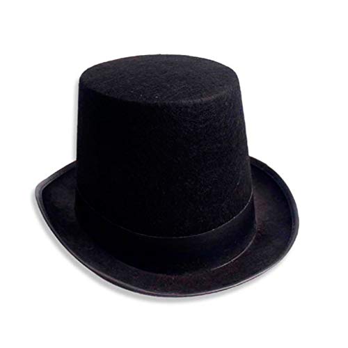 LfrXtra Hut für Herren und Damen, Retro-Magier, schwarz, Halloween, Filz, für Maskerade, Party, Cosplay-Kostüm LfrXtra Hut für Herren und Damen, Retro-Magier, schwarz, Halloween, Filz, für Maskerade, Party, Cosplay-Kostüm von LfrXtra