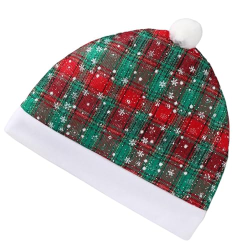 LfrXtra Mehrzweckcharme Weihnachtsmütze Mit Robustem Stoff Komfortable Warme Stoffmodebrückgang Zur Weihnachtsfeier von LfrXtra