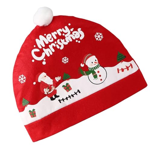 LfrXtra Mehrzweckcharme Weihnachtsmütze Mit Robustem Stoff Komfortable Warme Stoffmodebrückgang Zur Weihnachtsfeier von LfrXtra