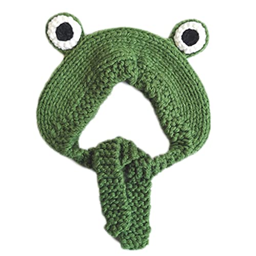 LfrXtra Mütze, Cartoon-Strick für Frosch, Stirnbänder, Winter, warme Ohrenklappe, schöne Foto-Requisiten, Verkleidung für Kinderpartys, Foto-Requisiten LfrXtra Mütze, Cartoon-Strick für Frosch, Stirnbänder, Winter, warme Ohrenklappe, schöne Foto-Requisiten, Verkleidung für Kinderpartys, Foto-Requisiten von LfrXtra