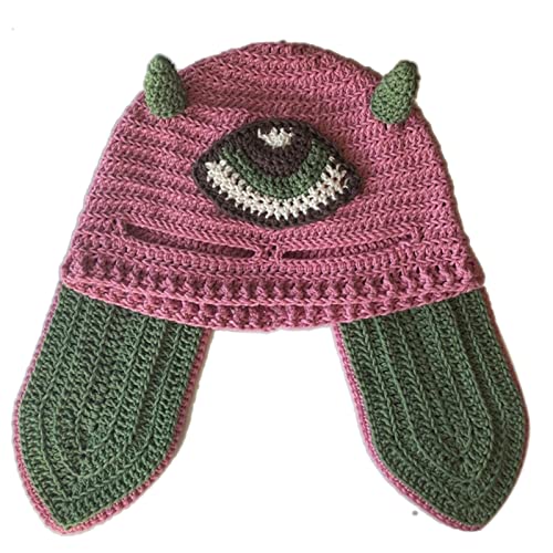 LfrXtra Mütze, gestrickte Tierohren, Halloween-Wintermütze, Strickmütze, Foto-Requisiten für Teenager, Erwachsene, Damen, Herren LfrXtra Mütze, gestrickte Tierohren, Halloween-Wintermütze, Strickmütze, Foto-Requisiten für Teenager, Erwachsene, Damen, Herren von LfrXtra
