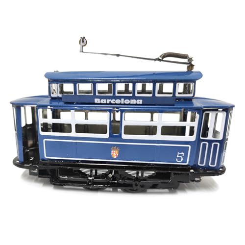 LfrXtra Nostalgic Windup Zinn Toy Tram Model Tinplate Statue Figur Spielzeug Für Retro Und Clubdekoration von LfrXtra