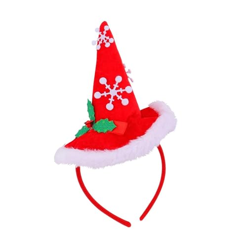LfrXtra Packung Von 4 Weihnachtsmotiven Stirnbändern Verstellbare Größe Haarbänder Festives Haarzubehör Für Feiertagsfeiern von LfrXtra