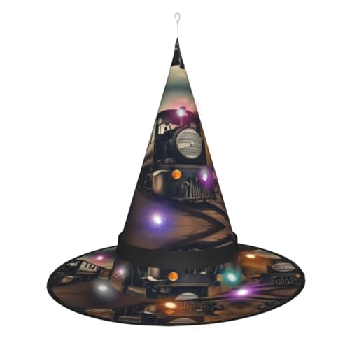 Lghdfyo Halloween-Hexenhüte für Erwachsene, hängende dekorative Hüte, faltbare Hexenhüte, Rollenspiele, Kleidung, Zubehör, Hüte Lghdfyo Halloween-Hexenhüte für Erwachsene, hängende dekorative Hüte, faltbare Hexenhüte, Rollenspiele, Kleidung, Zubehör, Hüte von Lghdfyo