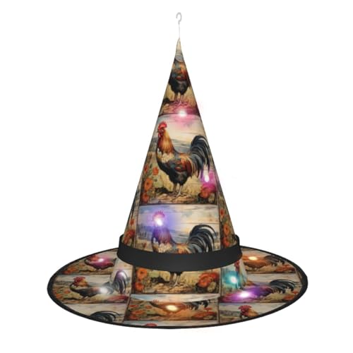 Lghdfyo Halloween-Hexenhüte für Erwachsene, hängende dekorative Hüte, faltbare Hexenhüte, Rollenspiele, Kleidung, Zubehör, Hüte Lghdfyo Halloween-Hexenhüte für Erwachsene, hängende dekorative Hüte, faltbare Hexenhüte, Rollenspiele, Kleidung, Zubehör, Hüte von Lghdfyo
