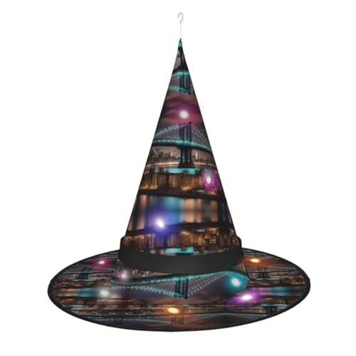 Lghdfyo Halloween-Hexenhüte für Erwachsene, hängende dekorative Hüte, faltbare Hexenhüte, Rollenspiele, Kleidung, Zubehör, Hüte Lghdfyo Halloween-Hexenhüte für Erwachsene, hängende dekorative Hüte, faltbare Hexenhüte, Rollenspiele, Kleidung, Zubehör, Hüte von Lghdfyo