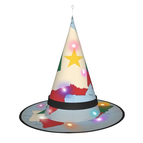 Lghdfyo Halloween-Hexenhüte für Erwachsene, hängende dekorative Hüte, faltbare Hexenhüte, Rollenspiele, Kleidung, Zubehör, Hüte Lghdfyo Halloween-Hexenhüte für Erwachsene, hängende dekorative Hüte, faltbare Hexenhüte, Rollenspiele, Kleidung, Zubehör, Hüte von Lghdfyo