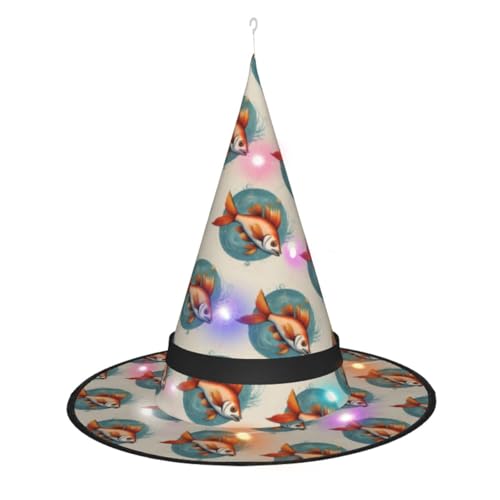 Lghdfyo Halloween-Hexenhüte für Erwachsene, hängende dekorative Hüte, faltbare Hexenhüte, Rollenspiele, Kleidung, Zubehör, Hüte Lghdfyo Halloween-Hexenhüte für Erwachsene, hängende dekorative Hüte, faltbare Hexenhüte, Rollenspiele, Kleidung, Zubehör, Hüte von Lghdfyo