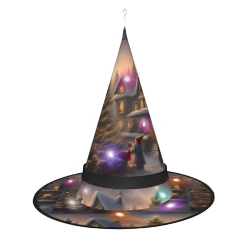 Lghdfyo Halloween-Hexenhüte für Erwachsene, hängende dekorative Hüte, faltbare Hexenhüte, Rollenspiele, Kleidung, Zubehör, Hüte Lghdfyo Halloween-Hexenhüte für Erwachsene, hängende dekorative Hüte, faltbare Hexenhüte, Rollenspiele, Kleidung, Zubehör, Hüte von Lghdfyo