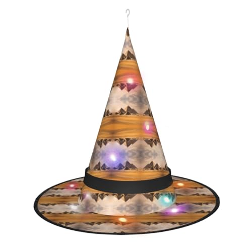 Lghdfyo Halloween-Hexenhüte für Erwachsene, hängende dekorative Hüte, faltbare Hexenhüte, Rollenspiele, Kleidung, Zubehör, Hüte von Lghdfyo