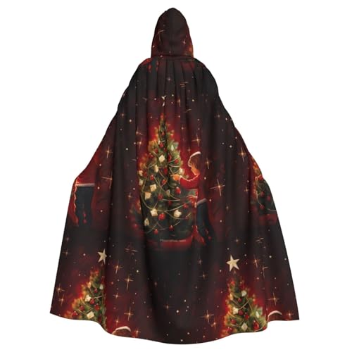 Lghdfyo Neutraler Kapuzenumhang für Erwachsene, Halloween, Weihnachten, Vampir, Hexe, Umhang, Rollenspiel-Kostüm von Lghdfyo