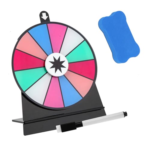 LgowithU Glücksrad Zum Drehen, 15cm Glücksrad, Glücksrad Zum Selbstgestalten, Gluecksrad Gluecksrad, Drehendes Preisrad, 12 Slots, für Lotteriespiele, Wortspiele, Messen, Karneval Party Hausparty LgowithU Glücksrad Zum Drehen, 15cm Glücksrad, Glücksrad Zum Selbstgestalten, Gluecksrad Gluecksrad, Drehendes Preisrad, 12 Slots, für Lotteriespiele, Wortspiele, Messen, Karneval Party Hausparty von LgowithU