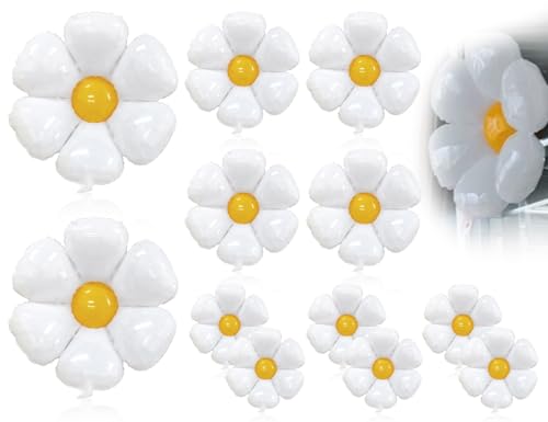 Lhbwhiz 12 Stück Gänseblümchen Folienballons, 3 Größen Blume Mylar Folie Luftballons, Blume Geformte Folienballons, Blumen Ballons Für Baby Shower Babyparty Hochzeit Lhbwhiz 12 Stück Gänseblümchen Folienballons, 3 Größen Blume Mylar Folie Luftballons, Blume Geformte Folienballons, Blumen Ballons Für Baby Shower Babyparty Hochzeit von Lhbwhiz