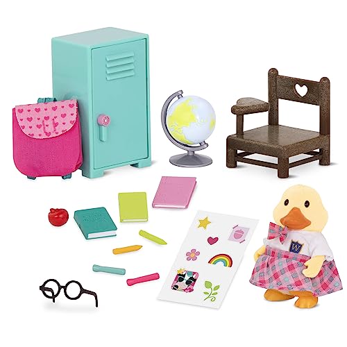 Li’l Woodzeez 16-teilig Ente in der Schule Figur und Zubehör Set – weiche Tierfigur, Rucksack, Schließfach und mehr – Spielzeug für Kinder ab 3 Jahren Li’l Woodzeez 16-teilig Ente in der Schule Figur und Zubehör Set – weiche Tierfigur, Rucksack, Schließfach und mehr – Spielzeug für Kinder ab 3 Jahren von Li'l Woodzeez