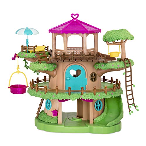Li’l Woodzeez 22-teiliges Großes 48 cm Baumhaus Set mit Zubehör und 3 Stockwerken – Möbel, Aufzug, Rutsche und mehr – Spielzeug für Kinder ab 3 Jahren Li’l Woodzeez 22-teiliges Großes 48 cm Baumhaus Set mit Zubehör und 3 Stockwerken – Möbel, Aufzug, Rutsche und mehr – Spielzeug für Kinder ab 3 Jahren von Li'l Woodzeez