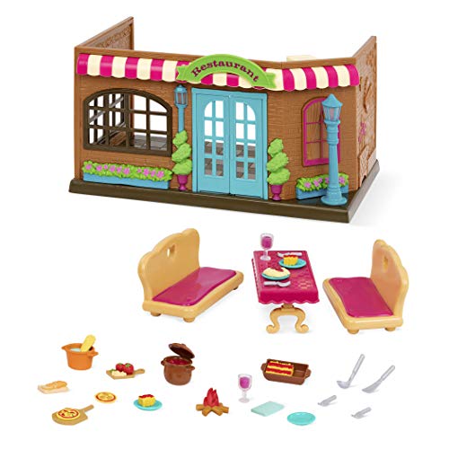 Li’l Woodzeez 31-teiliges Italienisches Restaurant Set mit Zubehör – Möbel, Essen, Dekoration, Geschirr und mehr – Spielzeug für Kinder ab 3 Jahren Li’l Woodzeez 31-teiliges Italienisches Restaurant Set mit Zubehör – Möbel, Essen, Dekoration, Geschirr und mehr – Spielzeug für Kinder ab 3 Jahren von Li'l Woodzeez
