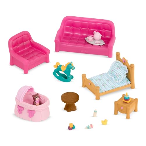 Li’l Woodzeez 23-teilig Wohnzimmer Schlafzimmer Zubehör Set – Sofas, Babybett und mehr – Tierfiguren Accessoire Spielzeug für Kinder ab 3 Jahren Li’l Woodzeez 23-teilig Wohnzimmer Schlafzimmer Zubehör Set – Sofas, Babybett und mehr – Tierfiguren Accessoire Spielzeug für Kinder ab 3 Jahren von Li'l Woodzeez