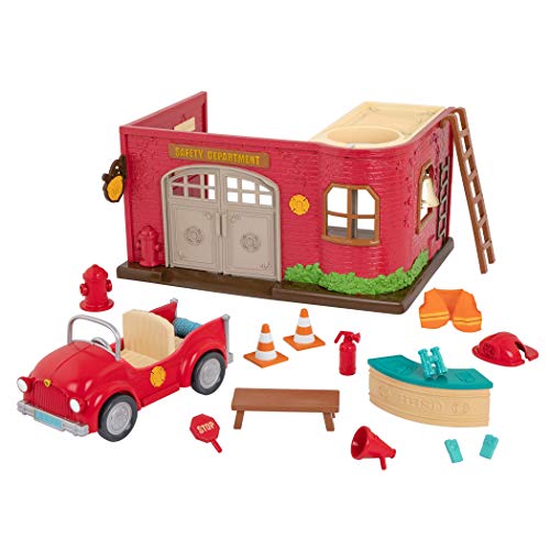 Li’l Woodzeez 16-teilig Feuerwehr Set mit Zubehör – Feuerwehrauto, Feuerhydrant, Helm und mehr – Feuerwehrstation Spielzeug für Kinder ab 3 Jahren Li’l Woodzeez 16-teilig Feuerwehr Set mit Zubehör – Feuerwehrauto, Feuerhydrant, Helm und mehr – Feuerwehrstation Spielzeug für Kinder ab 3 Jahren von Li'l Woodzeez