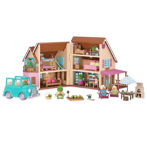 Li'l Woodzeez Spielzeughütte – Spielzeugmöbel und Zubehör – Spielset für Kinder – Sammelspielzeug – ab 3 Jahren – Geißblatt Hillside Cottage Li'l Woodzeez Spielzeughütte – Spielzeugmöbel und Zubehör – Spielset für Kinder – Sammelspielzeug – ab 3 Jahren – Geißblatt Hillside Cottage von Li'l Woodzeez