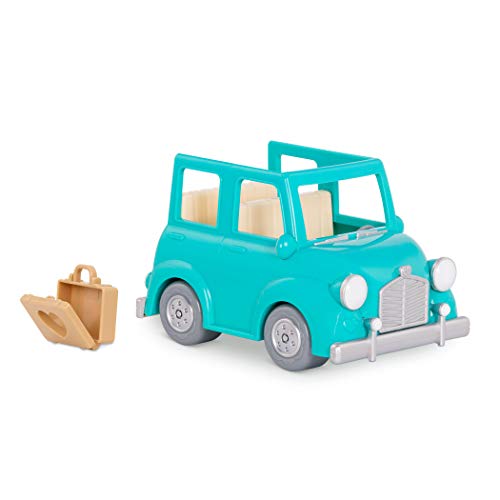 Li'l Woodzeez Wz6549z Li'l Woodzeez-43259-blaues Familienauto-für Tierfiguren, Spielzeug Tiere Reise Zubehör Set, für Kinder ab 3 Jahre, Mehrfarbig von Li'l Woodzeez