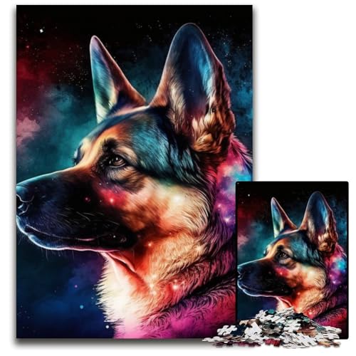 1000-teiliges Puzzle, Fantasie-Hund, Holzpuzzle für Erwachsene, pädagogisches Denkspiel, künstlerische Heim- und Bürodekoration, ab 14 Jahren, 50x75cm/19,68x29,52 Zoll 1000-teiliges Puzzle, Fantasie-Hund, Holzpuzzle für Erwachsene, pädagogisches Denkspiel, künstlerische Heim- und Bürodekoration, ab 14 Jahren, 50x75cm/19,68x29,52 Zoll von LiJianXXE