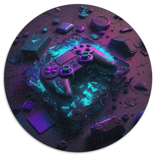 1000-teiliges Puzzle, Neon-Spiele, Kartonpuzzle, Heimdekoration, Denksportspiel für Teenager und Familieninteraktion, 67,5 x 67,5 cm von LiJianXXE