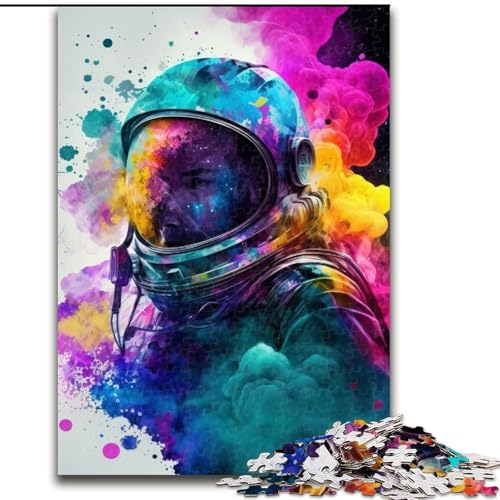 1000-teiliges Puzzle „Astronaut“ aus Holz, EIN tolles Geschenk für Familienspaß, 50x75cm, Lernspielzeug für Teenager, Dekoration für das Homeoffice 1000-teiliges Puzzle „Astronaut“ aus Holz, EIN tolles Geschenk für Familienspaß, 50x75cm, Lernspielzeug für Teenager, Dekoration für das Homeoffice von LiJianXXE