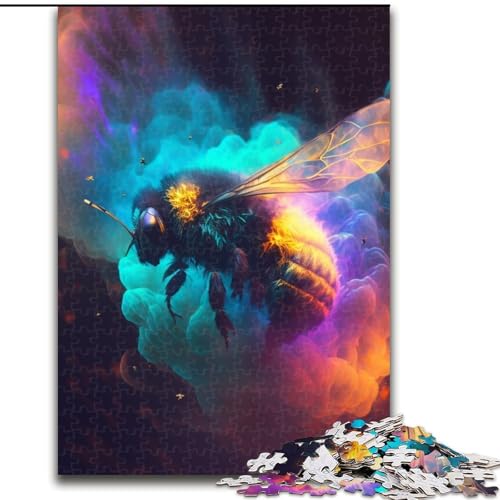 1000-teiliges Puzzle „Bienennebel“ aus Holz, EIN tolles Geschenk für Familienspaß, 50x75cm, Lernspielzeug für Teenager, Dekoration für das Homeoffice 1000-teiliges Puzzle „Bienennebel“ aus Holz, EIN tolles Geschenk für Familienspaß, 50x75cm, Lernspielzeug für Teenager, Dekoration für das Homeoffice von LiJianXXE