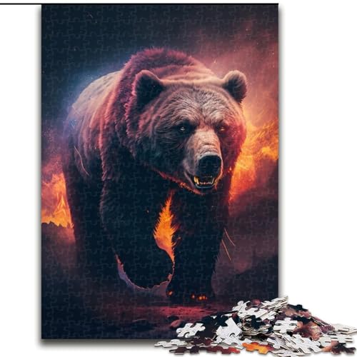 1000-teiliges Puzzle „Braunbär“ aus Holz, interaktives Familienspiel, geeignet für Kinder ab 14 Jahren, 50x75cm, Denksportaufgabe, Spiel für Erwachsene, interaktive Familienaktivität 1000-teiliges Puzzle „Braunbär“ aus Holz, interaktives Familienspiel, geeignet für Kinder ab 14 Jahren, 50x75cm, Denksportaufgabe, Spiel für Erwachsene, interaktive Familienaktivität von LiJianXXE