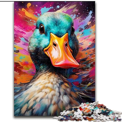 1000-teiliges Puzzle „Ente“ aus Holz, interaktives Familienspiel, geeignet für Kinder ab 14 Jahren, 50x75cm, Weihnachten oder Geburtstage 1000-teiliges Puzzle „Ente“ aus Holz, interaktives Familienspiel, geeignet für Kinder ab 14 Jahren, 50x75cm, Weihnachten oder Geburtstage von LiJianXXE