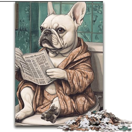 1000-teiliges Puzzle „Französische Bulldogge geht auf die Toilette“ aus Holz,interaktives Familienspiel,geeignet für Kinder ab 14 Jahren,Denksportaufgabe,Spiel für Erwachsene,interaktive 1000-teiliges Puzzle „Französische Bulldogge geht auf die Toilette“ aus Holz,interaktives Familienspiel,geeignet für Kinder ab 14 Jahren,Denksportaufgabe,Spiel für Erwachsene,interaktive von LiJianXXE