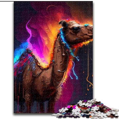 1000-teiliges Puzzle „Kamel“ aus Holz, interaktives Familienspiel, geeignet für Kinder ab 14 Jahren, 50x75cm, Denksportaufgabe, Spiel für Erwachsene, interaktive Familienaktivität 1000-teiliges Puzzle „Kamel“ aus Holz, interaktives Familienspiel, geeignet für Kinder ab 14 Jahren, 50x75cm, Denksportaufgabe, Spiel für Erwachsene, interaktive Familienaktivität von LiJianXXE