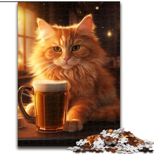 1000-teiliges Puzzle „Katze trinkt Bier“ aus Holz, interaktives Familienspiel, geeignet für Kinder ab 14 Jahren, 50x75cm, Denksportaufgabe, Spiel für Erwachsene, interaktive Familienaktivität 1000-teiliges Puzzle „Katze trinkt Bier“ aus Holz, interaktives Familienspiel, geeignet für Kinder ab 14 Jahren, 50x75cm, Denksportaufgabe, Spiel für Erwachsene, interaktive Familienaktivität von LiJianXXE