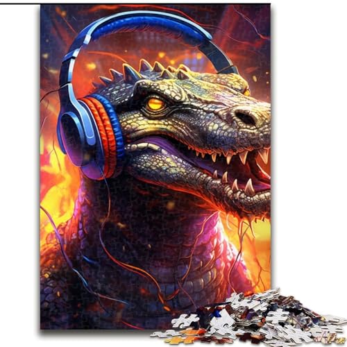 1000-teiliges Puzzle „Krokodil“ aus Holz, interaktives Familienspiel, geeignet für Kinder ab 14 Jahren, 50x75cm, Weihnachten oder Geburtstage 1000-teiliges Puzzle „Krokodil“ aus Holz, interaktives Familienspiel, geeignet für Kinder ab 14 Jahren, 50x75cm, Weihnachten oder Geburtstage von LiJianXXE
