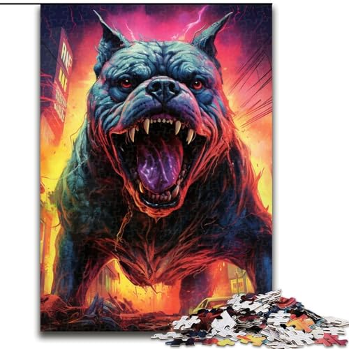 1000-teiliges Puzzle „Mechanische Bulldoggen“. Puzzle aus Pappe, anspruchsvolles Denkspiel für Teenager, perfekt als Heimdekoration oder Geschenk. 1000 Teile(26x38cm) von LiJianXXE