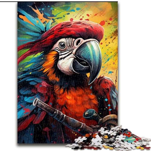 1000-teiliges Puzzle „Pirat-Papagei“ aus Holz, interaktives Familienspiel, geeignet für Kinder ab 14 Jahren, 50x75cm, Denksportaufgabe, Spiel für Erwachsene, interaktive Familienaktivität 1000-teiliges Puzzle „Pirat-Papagei“ aus Holz, interaktives Familienspiel, geeignet für Kinder ab 14 Jahren, 50x75cm, Denksportaufgabe, Spiel für Erwachsene, interaktive Familienaktivität von LiJianXXE