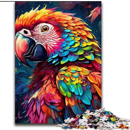 1000-teiliges Puzzle Art Papagei aus Holz, interaktives Familienspiel, geeignet für Kinder ab 14 Jahren, 50x75cm, Denksportaufgabe, Spiel für Erwachsene, interaktive Familienaktivität 1000-teiliges Puzzle Art Papagei aus Holz, interaktives Familienspiel, geeignet für Kinder ab 14 Jahren, 50x75cm, Denksportaufgabe, Spiel für Erwachsene, interaktive Familienaktivität von LiJianXXE