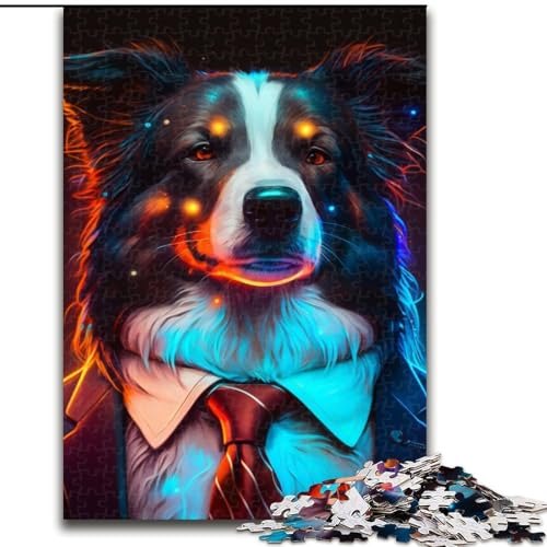 1000-teiliges Puzzle Boss Border Collie aus Holz, interaktives Familienspiel, geeignet für Kinder ab 14 Jahren, 50x75cm, Denksportaufgabe, Spiel für Erwachsene, interaktive Familienaktivität 1000-teiliges Puzzle Boss Border Collie aus Holz, interaktives Familienspiel, geeignet für Kinder ab 14 Jahren, 50x75cm, Denksportaufgabe, Spiel für Erwachsene, interaktive Familienaktivität von LiJianXXE