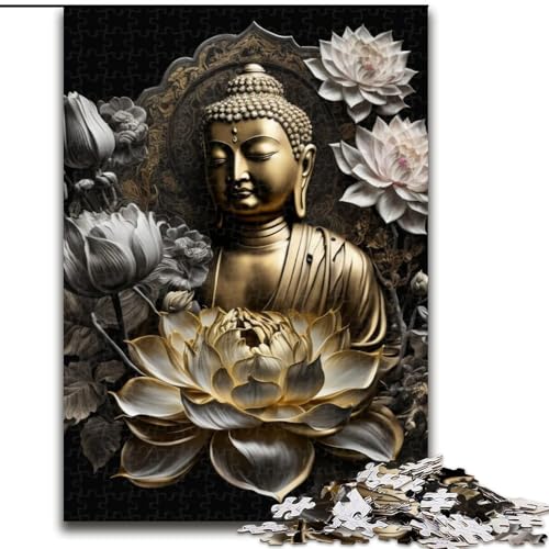 1000-teiliges Puzzle Buddha aus Holz, interaktives Familienspiel, geeignet für Kinder ab 14 Jahren, 50x75cm, Weihnachten oder Geburtstage 1000-teiliges Puzzle Buddha aus Holz, interaktives Familienspiel, geeignet für Kinder ab 14 Jahren, 50x75cm, Weihnachten oder Geburtstage von LiJianXXE