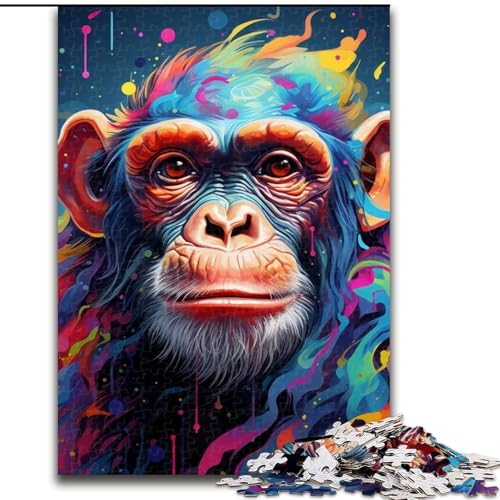 1000-teiliges Puzzle für Erwachsene, AFFE, aus Holz, Kinder ab 14 Jahren, 50x75cm, anspruchsvolles Denkspiel – entspannendes Spielzeug für Teenager 1000-teiliges Puzzle für Erwachsene, AFFE, aus Holz, Kinder ab 14 Jahren, 50x75cm, anspruchsvolles Denkspiel – entspannendes Spielzeug für Teenager von LiJianXXE